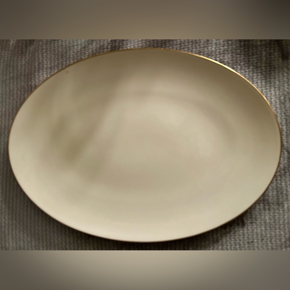 Lenox, Olympia Gold, 16” oval platter.